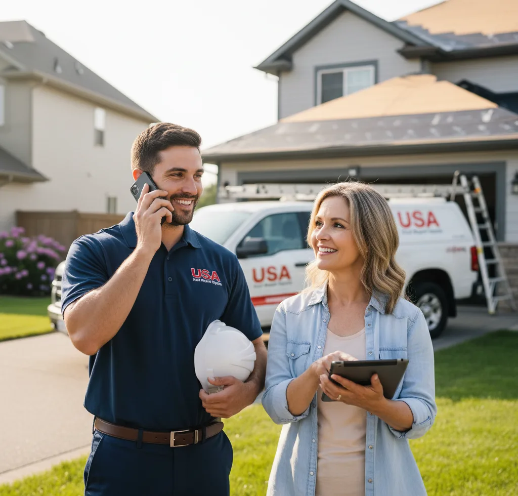 USA Roof Repair Experts customer support in Mcsherrystown